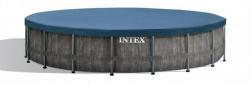 Intex_A Intex 26742 Bazén Prism Frame Greywood Premium 4,57 x1,22