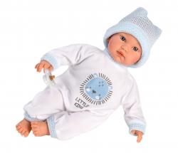 Llorens Llorens 30009 CUQUITO  bábika bábätko so zvukmi a mäkkým látkovým telom - 30 cm