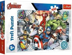 Trefl Trefl Puzzle 100 dielikov - Slávni Avengeri / Disney Marvel The Avengers