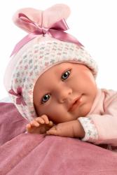 Llorens Llorens 74014 NEW BORN - realistická bábika bábätko so zvukmi a mäkkým látkovým telom - 42