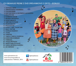 Piesne z DVD Spievankovo 5 + bonusy