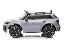 BENEO Audi RS6, 12V, koženkové sedadlo, 2,4 GHz dialkové ovládanie, USB Vstup, LED svetlá, 12V batér