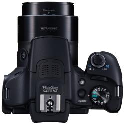 Canon PowerShot SX 60 HS čierny vystavený kus