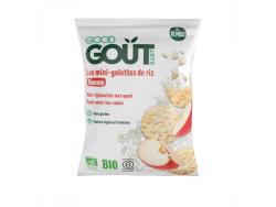 GOOD GOUT BIO Mini ryžové bezlepkové koláčiky s jablkami 40 g