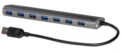 i-Tec Metal USB 3.0 Hub 7-Port so sieťovým zdrojom