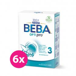 6x BEBA OPTIPRO® 3 Mlieko batoľacie, 500 g?