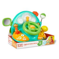 BRIGHT STARTS Hračka hudobná svetelná volant Lights&Colors Driver™ 6m+
