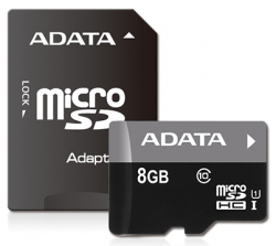 ADATA Premier MicroSDHC 8GB UHS-I Class 10