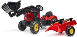 Falk Falk Šliapací traktor 2030M Red Supercharger pedal charger s odpojiteľnou vlečkou