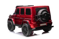 BENEO Mercedes-Benz G63 AMG 4x42 Dvojmiestne 24V, červené lak, MP4 s USB/AUX vstup, Pohon 4x4, Batér