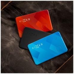 FIXED Tag Card s podporou Find My, bezdrôtové nabíjanie, čierny