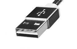 ADATA pletený micro USB kábel 1m čierny