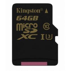 Kingston MicroSDXC 64GB U3 UHS-I (r90MB,w45MB)