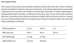 ERGOPOUCH Vak na spanie s rukávmi organická bavlna Jersey Willow 3-12 m, 6-10 kg, 1 tog