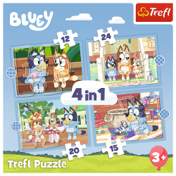Trefl Trefl Puzzle 4v1 - Bluey / BBC