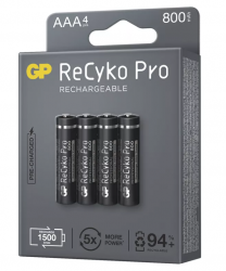 GP ReCyko Pro Professional HR03 (AAA) 800mAh 4ks