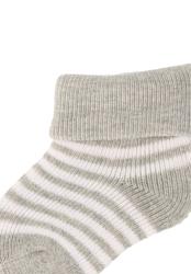 STERNTALER Ponožky froté 3ks v balení svetlá sivá chlapec veľ. 0 0-1m