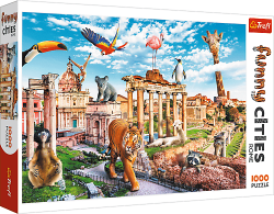Trefl Trefl Puzzle 1000 Funny Cities - Divoký Rím