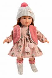 Llorens Llorens 54039 SOFIA - realistická bábika s mäkkým látkovým telom  - 40 cm