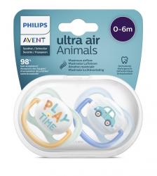 Philips AVENT Cumlík Ultra air play 0-6m chlapec 2 ks