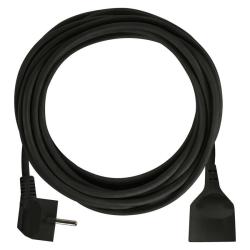 Emos 1 zásuvka 5m čierny 16A 1.5mm2