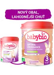 BABYBIO OPTIMA 3 Croissance dojčenské bio mlieko 800 g