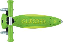 Globber Scooter Globber detská skladacia kolobežka - Primo Foldable Plus Lights V2 - Apple Green/Lim
