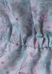 STERNTALER Klobúk letný s ochranou krku na zaväzovanie bavlna UV50+ svetlo tyrkysová 49 cm 12-18 m