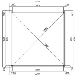 Rojaplast ROJA PRESTIGE 4x4 m