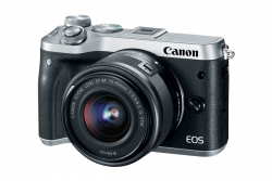 Canon EOS M6 strieborný +EF-M 15-45 mm IS STM