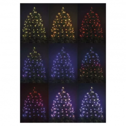 Emos LED vianočná reťaz RGB 10m, vonkajšia aj vnútorná, ovládač, programy, časovač