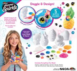 MAC Toys CraZart Zdobenie 3D odliatkov drahokamy