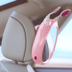 PETITE&MARS Autosedačka Reversal Pro i-Size 360° Midnight Grey 40-105 cm + Zrkadielko Oly Pink 0m+