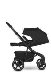 EASYWALKER Kočík kombinovaný Jimmey Pepper Black XXL RWS + Jackey Shadow Black