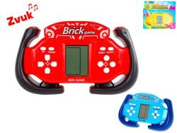 MIKRO -  Brickgame konzola 14x9cm 23hier na batérieso zvukom modrá