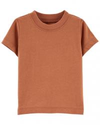 CARTER'S Set 2dielny tričko kr. rukáv, kraťasy na traky Brown Stripes chlapec 3m