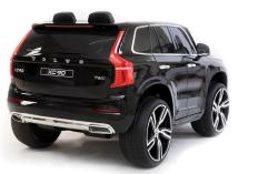 BENEO Volvo XC90, čalúnené sedadlo, 2,4 GHz DO, kľúč, 2X MOTOR, Dvojmiestne, čierne, USB, SD karta, 