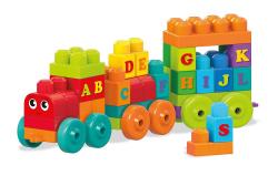 Mattel Mattel Mega bloks vláčik abc nauč sa abecedu DXH35