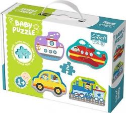 Trefl Trefl Baby Puzzle transportné vozidlá
