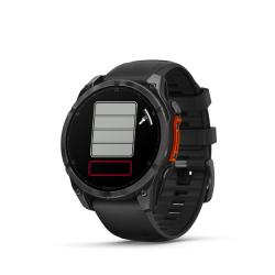 Garmin Fenix 8 - 47mm, AMOLED, Slate Gray, Black band