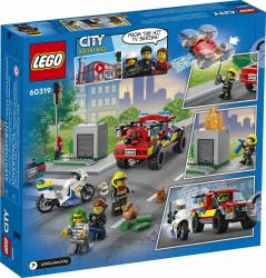 LEGO LEGO® City 60319 Hasiči a policajná naháňačka