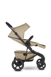 EASYWALKER Kočík kombinovaný Jimmey Sand Taupe XXL RWS + Jackey XL Shadow Black