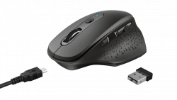 Trust Ozaa Rechargeable Wireless Mouse - black