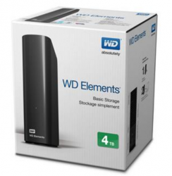 Western Digital Elements Desktop 4TB čierny