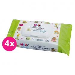 6x HiPP Babysanft Vlhčený toaletný papier ULTRA SENSITIVE, 50 ks