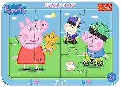 Trefl Trefl Baby puzzle s rámčekom -  Peppa Pig