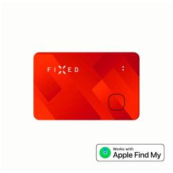 FIXED Tag Card s podporou Find My, bezdrôtové nabíjanie, oranžový