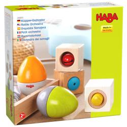 Haba Haba Súprava hudobných nástrojov - akustické kocky a hrkajúce vajíčka