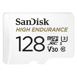 SanDisk High Endurance Video MicroSDXC 128GB Class 10 U3 V30 (r100/w40)