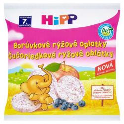 HiPP BIO Čučoriedkové ryžové oplátky pre deti 30 g